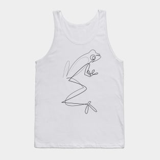 Arboreal - one line frog Tank Top